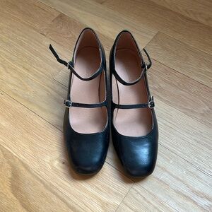 Brand New Madewell Mary Jane’s - Black, Size 7
